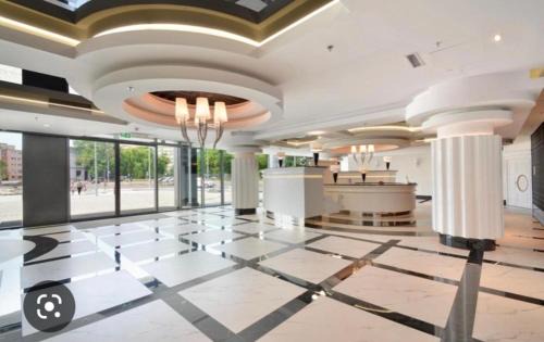 West Pomeranian Voivodeship Apartment | Hanza Tower 22 WHITE Jacussi & Sauna & Pool & SPA