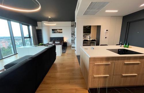 West Pomeranian Voivodeship Apartment | Hanza Tower - Luxurious Apartment 60m2 - 15th Floor City View
