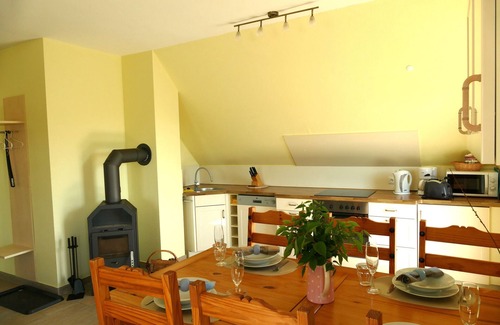 Ostseebad Baabe Apartment | Haus am Deich- Feriendomizil mit Balkon - Feriendomizil mit Balkon