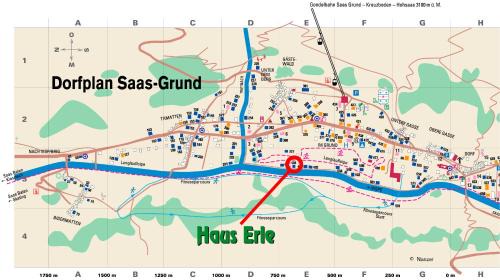 Saas Grund Apartment | Haus Erle