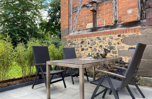 Frielendorf Apartment | Haus Mariechen Whg 2 - 74 sqm with terrace and sauna near the Silbersee