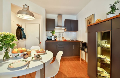 Ostseebad Baabe Apartment | Haus Meeresblick - A1.02: 40m², 2-raum, 3 Pers., Balkon, Wlan, Hund