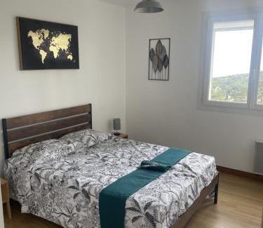 La Cadiere-d'Azur House | Haut de villa, vue mer panoramique