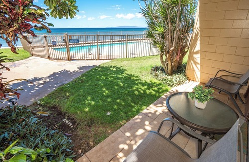Maalaea Condo | Hawaiian-inspired condo with ocean and pool views
