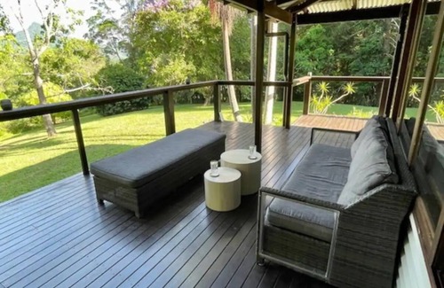 Rowlands Creek House | Heartwood Hill - Epic retreat-style exposed timber house with views of Wollumbin
