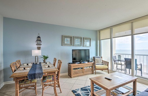 Galveston Apartment | Heated Pool and Beach View Galveston Resort Condo!