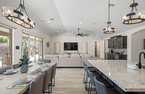 Lake Havasu City House | Heated Pool & Spa, 70 foot RV Garage w/firepit near Havasu Riviera Marina