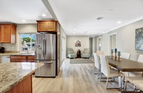 Pompano Isles House | Heated Pool! Waterfront+1 Mile To Beach and shops!