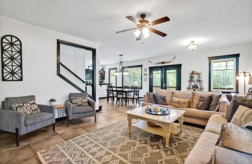 Myrtle Grove House | Heated Private Pool, Pond Views, Fishing, Mins to Carolina Beach