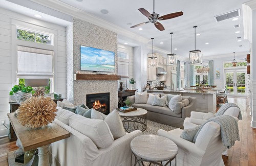 Watercolor House | Heated Private Pool*Hot tub*Watercolor*Golfcart*