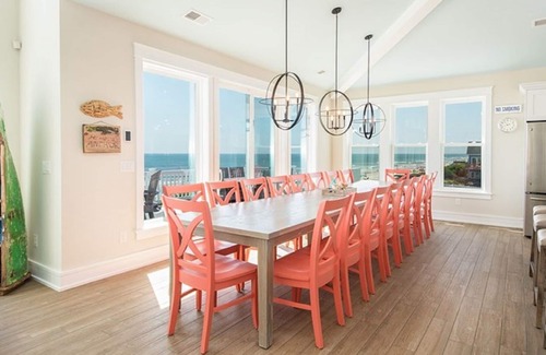 Whalehead Beach House | Heavenly Anchor J10839 - Oceanfront Private Pool w Beach Access - 2 Rec Rooms!