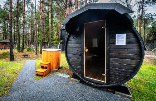 gmina Grabow nad Pilica House | Heban Forest Cabin&SAUNA Starlink