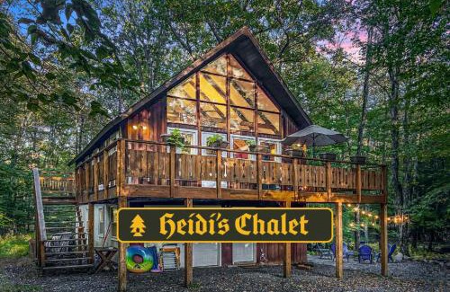 Locust Lake Village Ski Chalet | Heidi's Chalet - Modern Hot Tub Lake Access