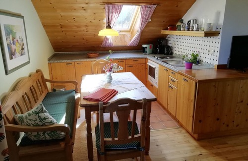 Wackersberg Apartment | Heissbauer Karwendelblick. Mountain view. Ideal location for excursions, 2 bathrooms.