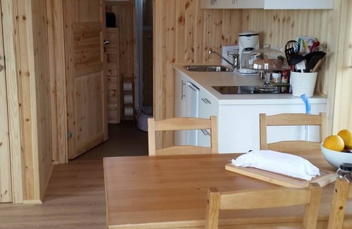 Rangarþing ytra Cabin | Hekla Cabin 3 Volcano and glacier view