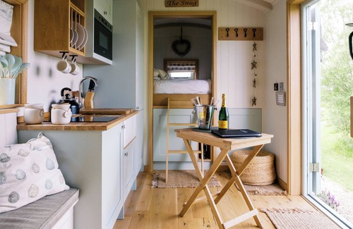 Redmile Cabin | Herbie's Shepherd's Hut - Wellness & Hot Tub
