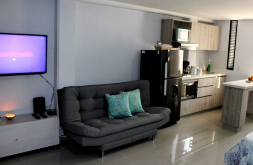 Bello Apartment | Hermoso Apartaestudio a 3 cuadras de la Estación Metro