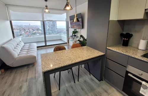 Antofagasta Apartment | Hermoso depto de 1D terraza y vista mar