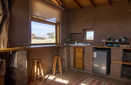 San Pedro de Atacama Ski Chalet | Hermoso Loft con Vista al Volcán Construido con Técnicas Tradicionales , 50 M2