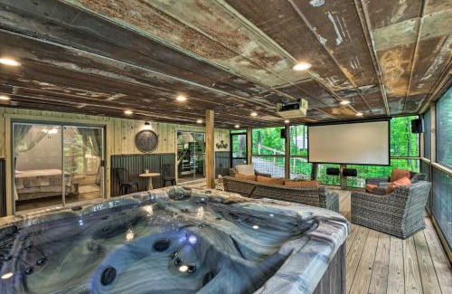 Hiawassee House | Hiawassee Getaway with Hot Tub, Deck and Lake Access!