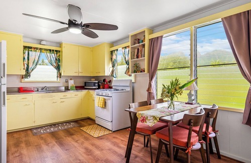 Anahola House | Hibiscus Beach Cottage, Steps to Beach, Beautiful Mountain Views, TVNC#5067