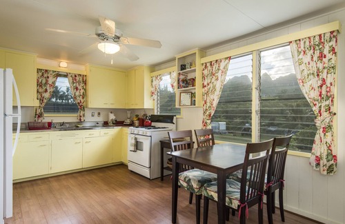 Anahola House | Hibiscus Beach Cottage, Steps to Beach, Beautiful Mountain Views, TVNC#5067