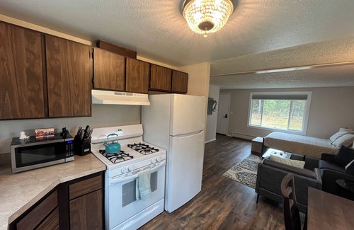 Nikiski Apartment | Hidden Gem Surrounded by Forest Studio Apartment . “No Cleaning Fee’s”