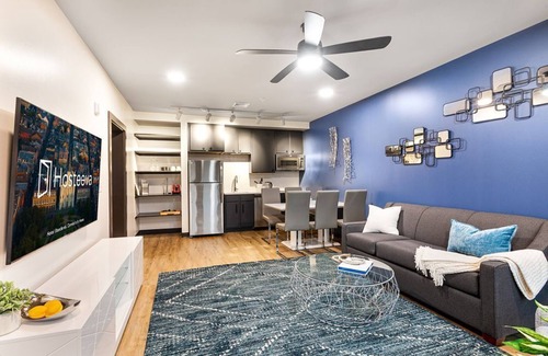 Central Business District Hotel | Hidden Gem Urban 2BR Condo with Balcony