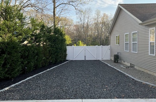 Green Creek House | Hidden Gem at the Shore with Pool & Gas Firepit