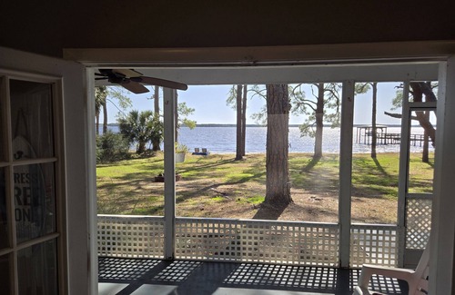 Panacea Cottage | Hideaway Beach Cottage on waterfront with amazing views.