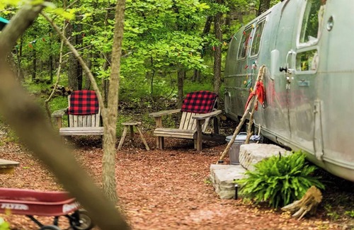 Glen Rose House | Hideout Vintage Airstream. River Access