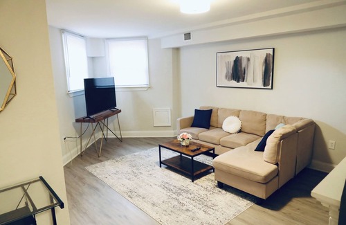 Columbia Heights Apartment | High ceiling DC oasis with Driveway parking