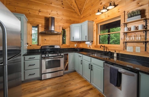 Banner Elk Cabin | High Five Cabin - A luxury cabin; Incredible views, hot tub, fire pit, and more