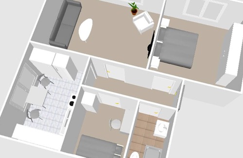 Willich Apartment | High-quality furnished 3-room apartment at the Interpack trade fair
