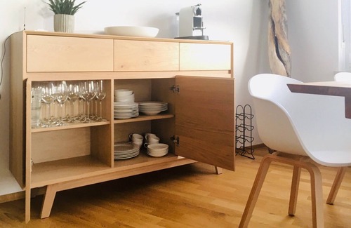 Wuerzburg Apartment | High-quality living close to the city center at Ringpark. Fortress view. Residence 400 m.