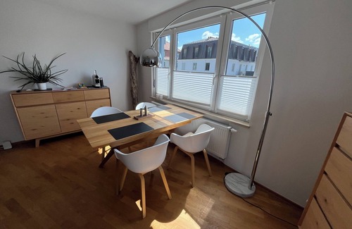Wuerzburg Apartment | High-quality living close to the city center at Ringpark. Fortress view. Residence 400 m.
