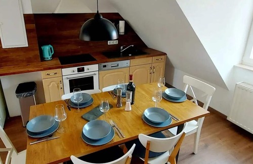 Greifswald Apartment | High-quality vacation apartment right on the water with balcony