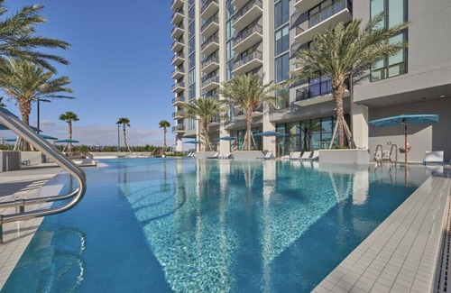 Riverwalk Fort Lauderdale Apartment | High rise condo with balcony views and night life.
