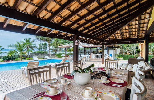 Jardim Carolina House | High standard house, right on the sand - Praia da Fortaleza - Ubatuba