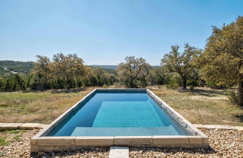 Dripping Springs House | Hill Country Norwood House- 13 Acres, Private Pool + Pet Friendly!