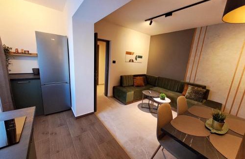 Nis Apartment | HILL Lux Apartman 1, FREE Secure private yard PARKING 2 place, DESIGNER home & WI-FI rooms & SMART TVx3 & 2 Bedroom & Rooms & Apartments Nis