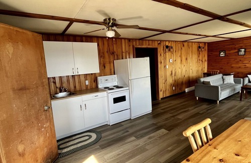 Sioux Narrows Nestor Falls Cabin | Hill Top Cabin with Stunning Lake View shared Hot tub and Sauna!