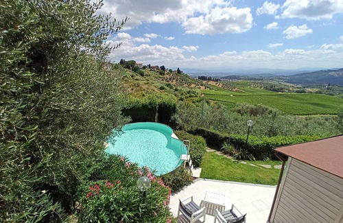 Carmignano Apartment | HILLS OVERLOOKING FLORENCE, TUSCANY, GREAT VIEW, PRIVATE POOL, GARDEN