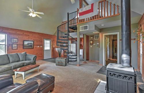 Defiance House | Hillside Cabin on 43 Acres with Private Lake and View!