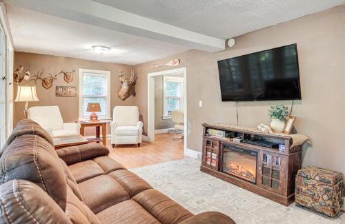 Wakefield House | Hillside Home on 5 Wooded Acres in Wakefield!