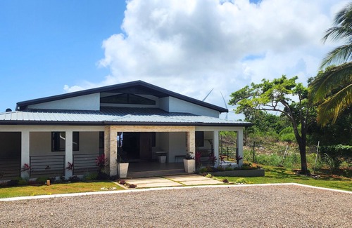 Lacovia Villa | Hilltop 5BR Villa with Chef, Patios & Sea Views – Near Treasure Beach, JA
