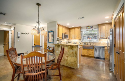 Wimberley House | Hilltop Hideaway - 14 Scenic Acres! Brand new pool with 2 hot tubs; pickleball court, sleeps 12.