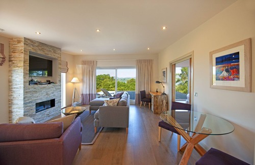Benderloch Cabin | Hilltop Lodges with Hot Tub overlooking Loch Creran and Lismore.