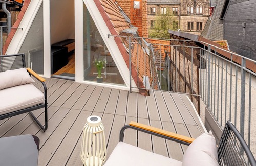 Marburg Apartment | Himmlische Altstadt-maisonette mit Dachterrasse