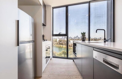 Footscray Apartment | Hip Condo on Maribyrnong River ~ Cityscape Views!